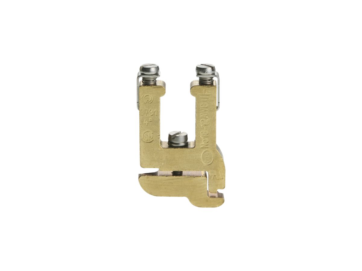 Schutzleiter-Reihenklemme Woertz 1.5…4mm² Schraubanschluss 2×1 G-Schiene