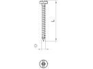 Spezial-Rundkopf-Holzschraube Bettermann 3.5×50mm verzinkt