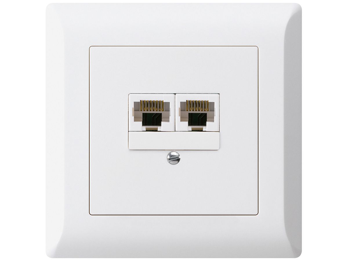 UP-Dose kallysto.line 2×RJ45u parallel weiss