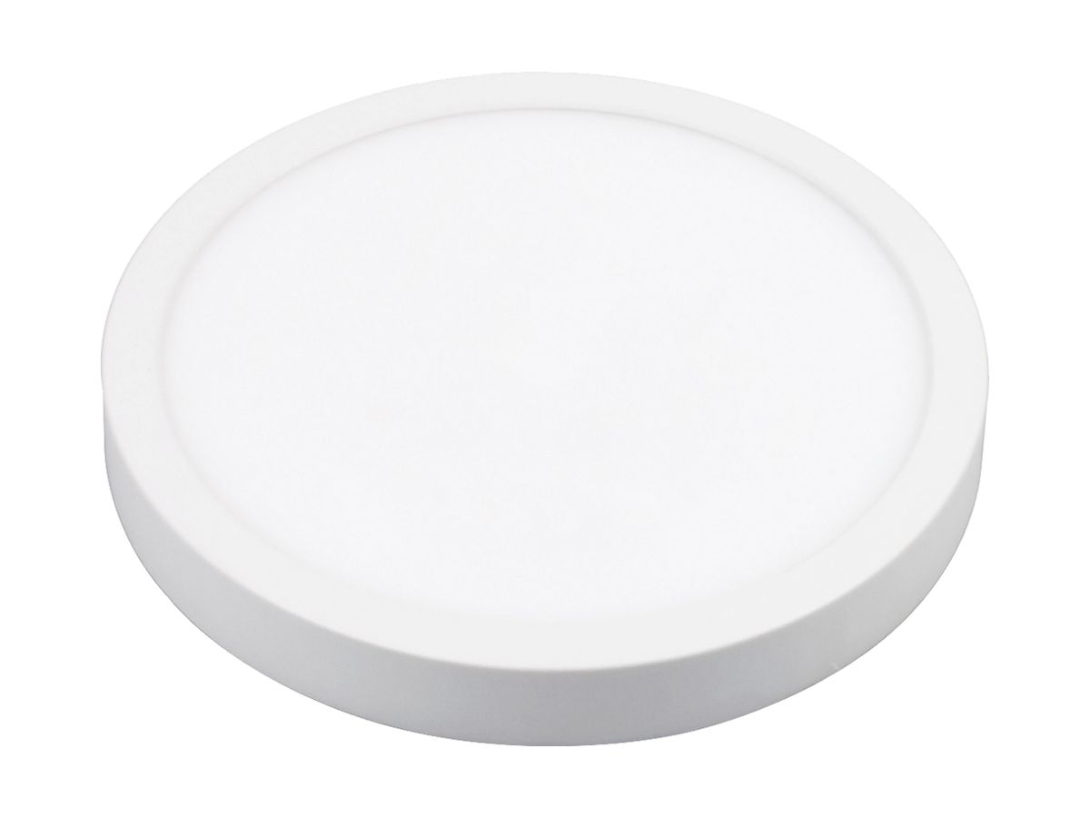 AP-/EB-LED Downlight CIRCLEunisize 10W, 1010lm, 3000K, Ø165×22mm, weiss