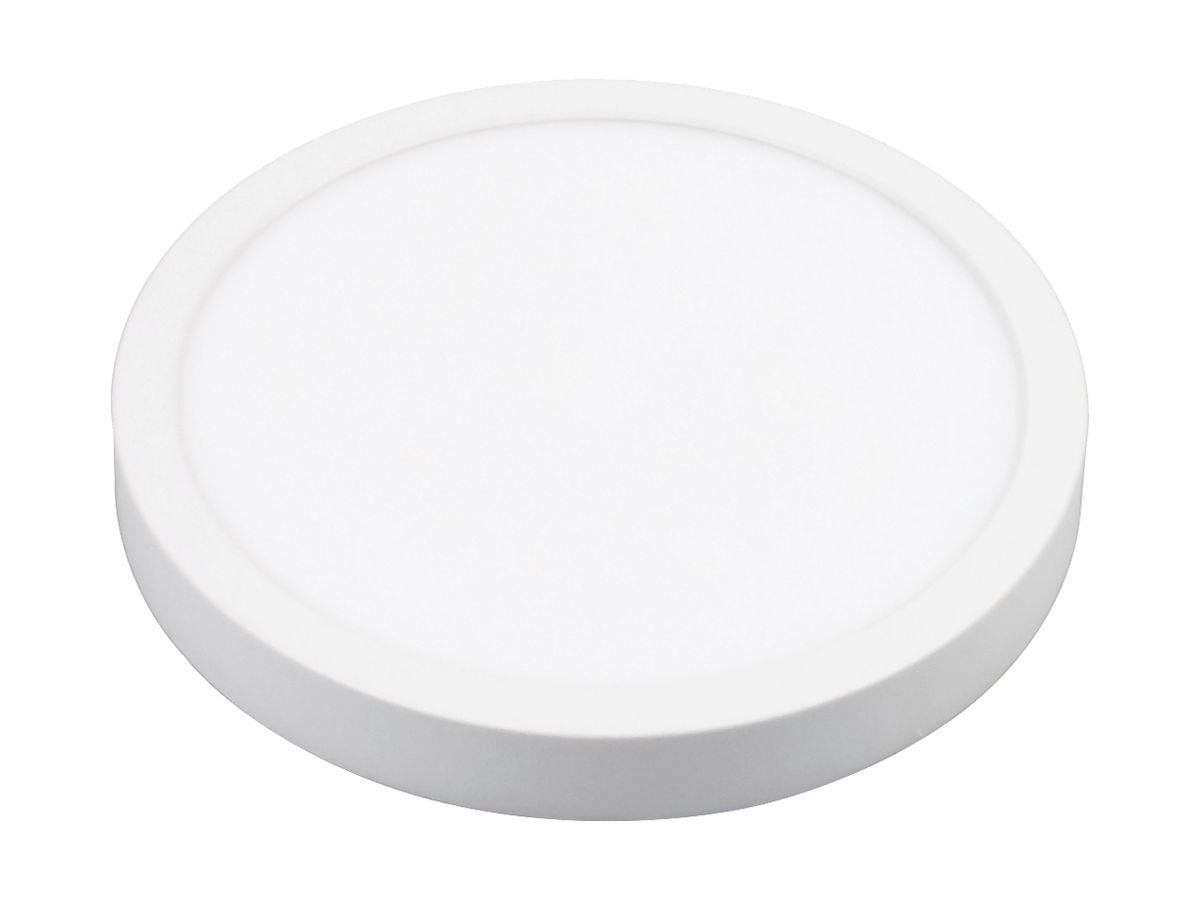 AP-/EB-LED Downlight CIRCLEunisize 10W, 1010lm, 3000K, Ø165×20mm, weiss