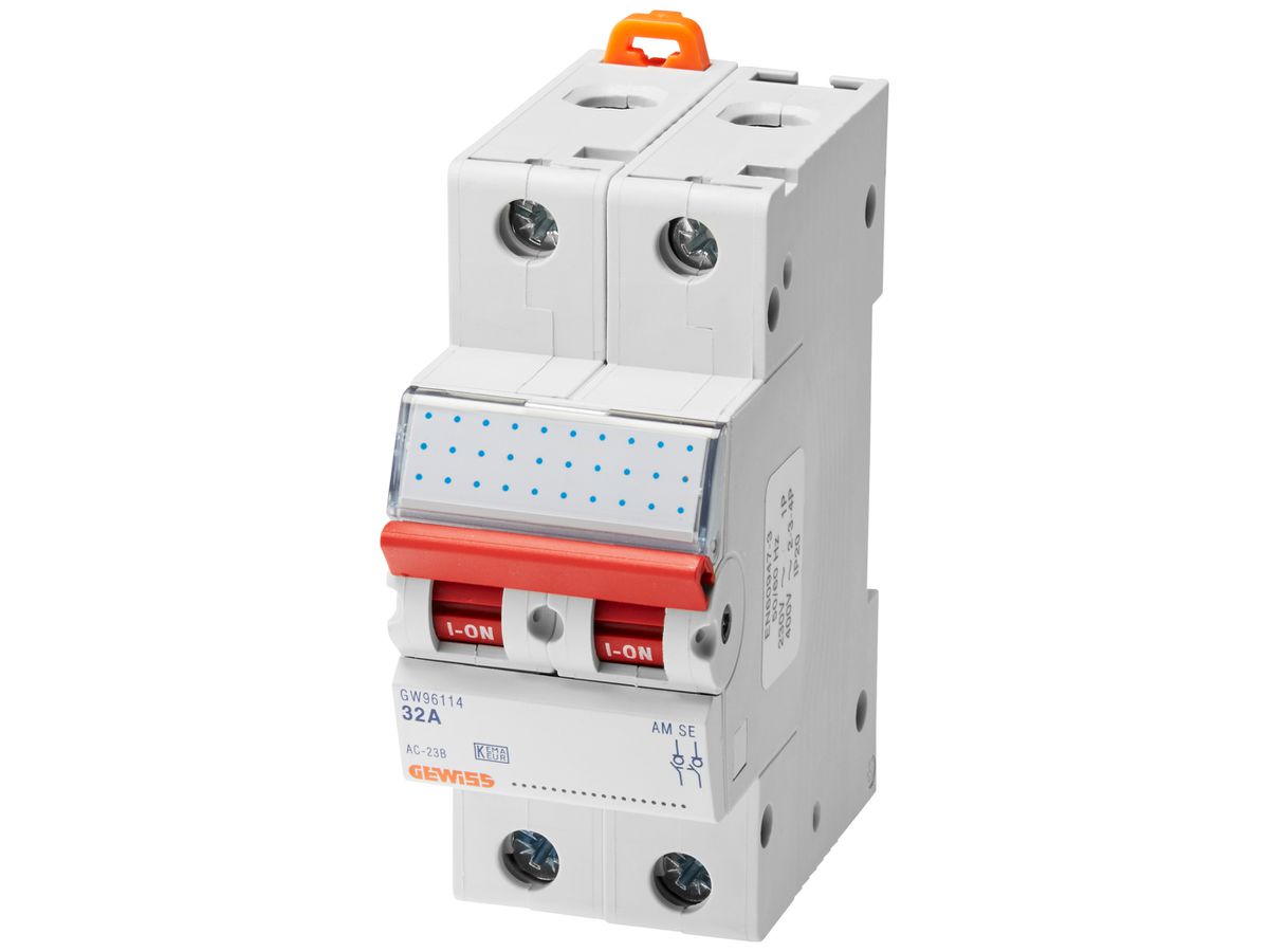 REG-Lasttrennschalter Gewiss 90 AM 2P 63A 415V 2TE
