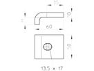 Klemmwinkel Bettermann KWS H=25mm tauchfeuerverzinkt