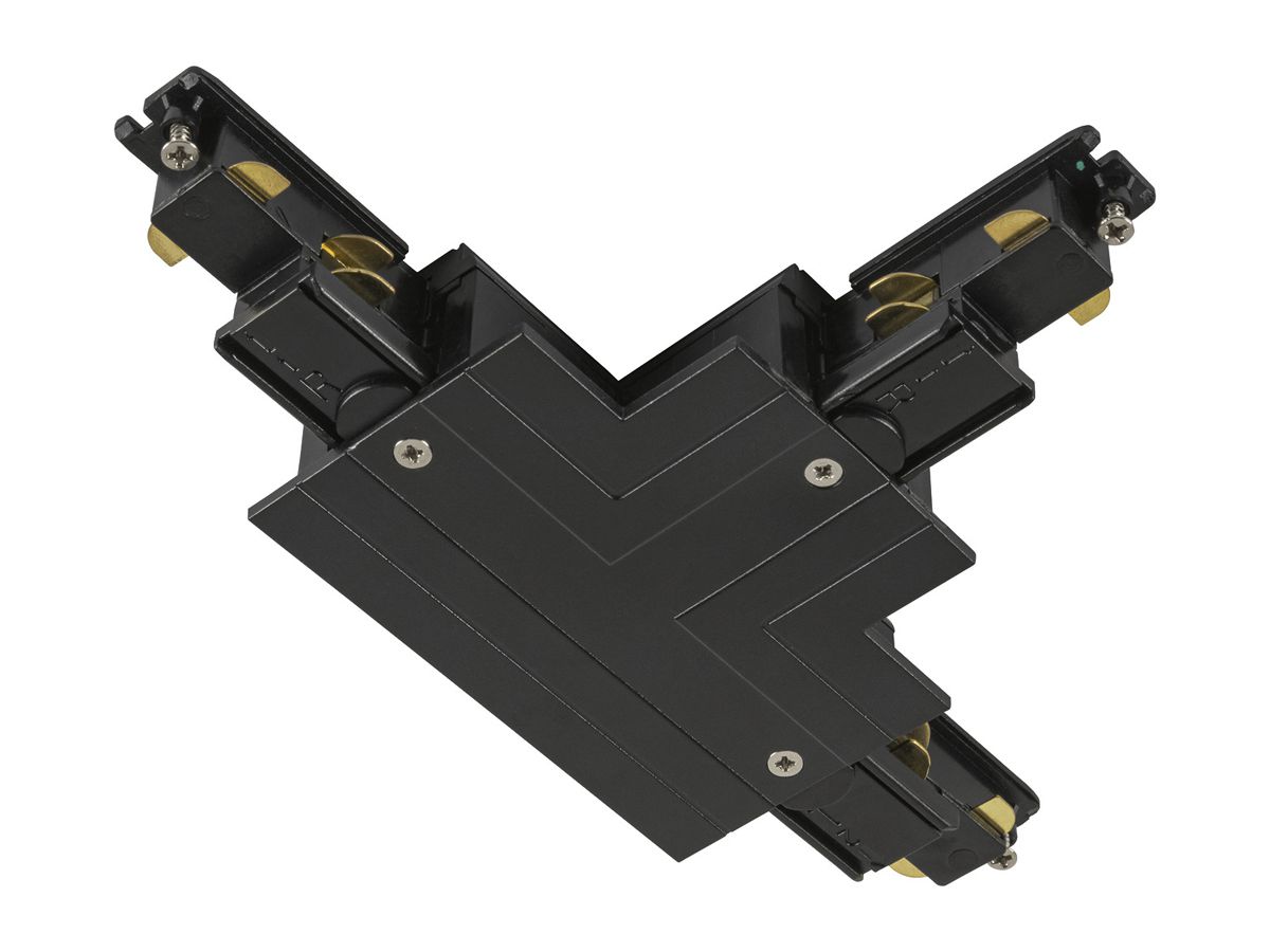 T-Verbinder SLV S-TRACK DALI 5-polig Erdung aussen rechts schwarz