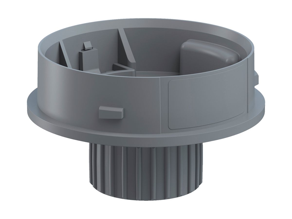 Adapter WERMA Mini EM, M22, für Signalsäule, grau
