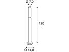 LED-Standleuchte SLV APONI 120, 8W 230V 3000K 520lm IP65 anthrazit