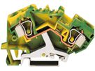 Schutzleiterklemme WAGO 10mm² grün/gelb