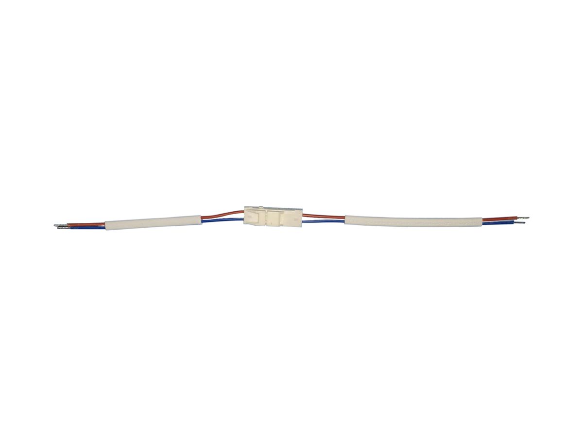 Steckverbinder DOTLUX QUICK-FIX 2-polig Stecker/Buchse 290mm weiss