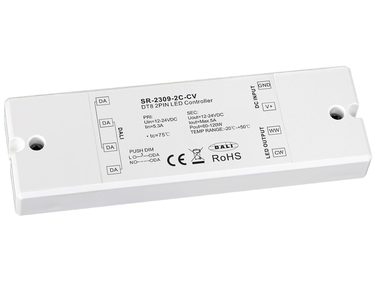 LED-Betriebsgerät SUNRICHER SR-2309 0…120W OUT:12…24V 0…5000mA DALI2