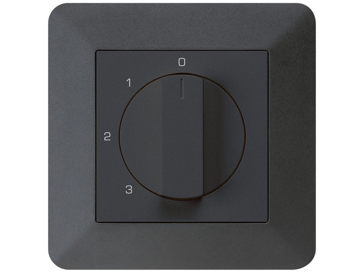 UP-Drehschalter kallysto.trend 5/1L schwarz