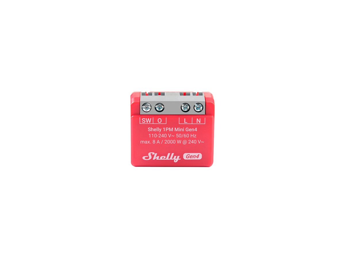EB-RF-Schaltaktor Shelly 1PM Mini Gen4 Zigbee/Bt/Wi-Fi 110…240V