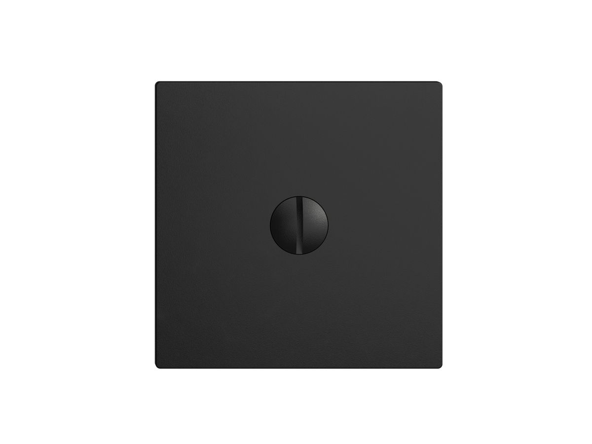 Frontplatte EDIZIOdue schwarz, 60×60mm für Abzweigdose 1700
