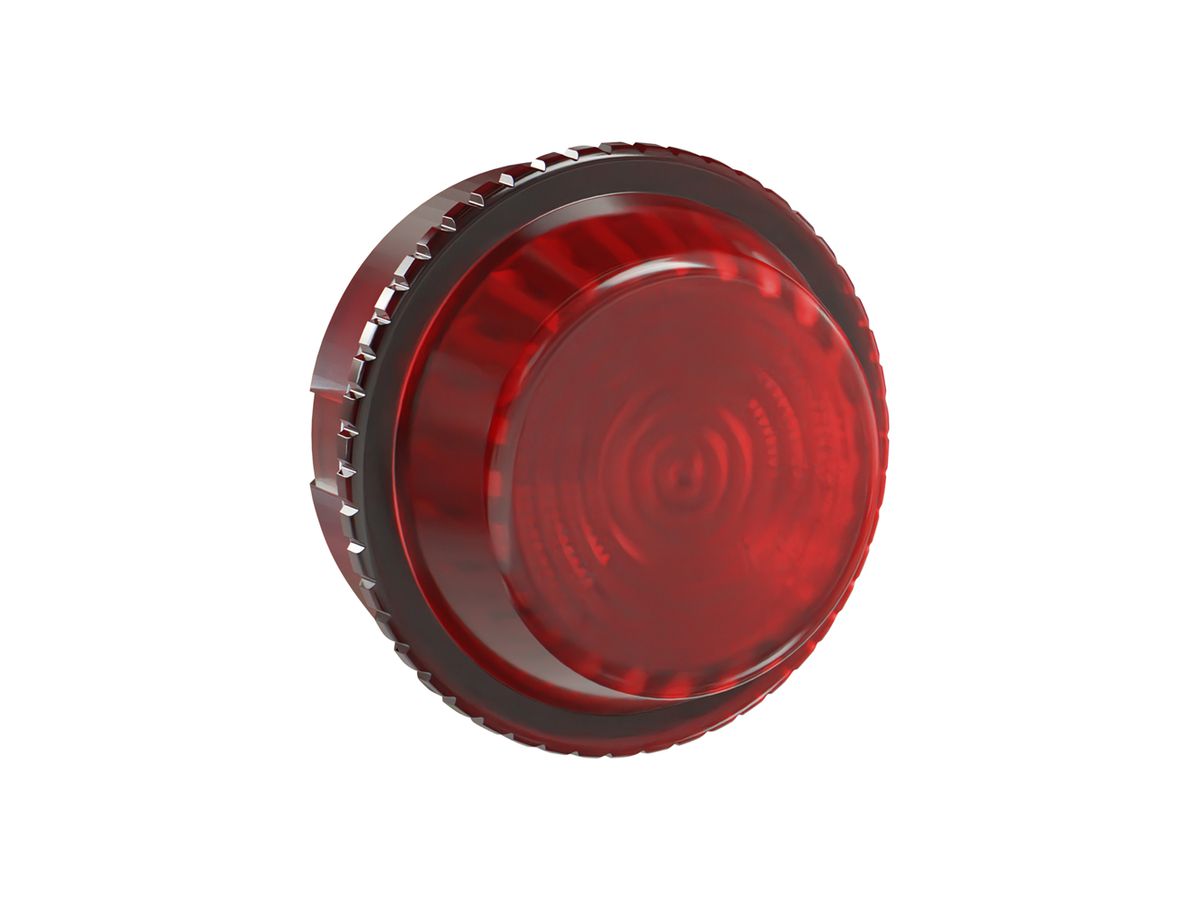 Kalotte ELEMENT SNAPFIX® rot flach Ø64.5mm