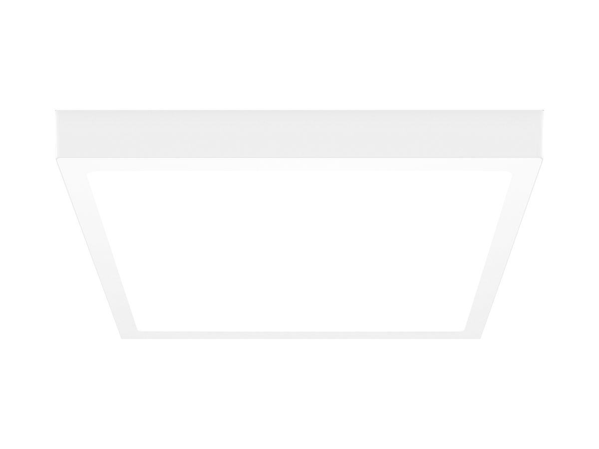 AP-LED-Downlight Philips Slim Surface 20W 2000lm 827 110° 285×285mm weiss