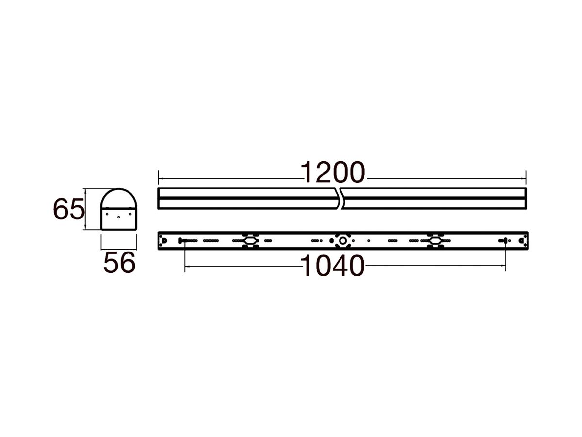LED-Lichtleiste SLV BATTEN P 35W 5310lm 830/840/850 EM3h 1200mm weiss