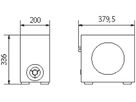 Subwoofer WHD A250, weiss