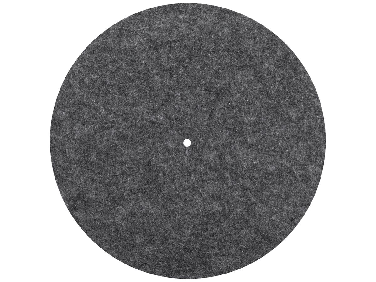 Leuchtenschirm SLV GRIP FLAT rund gerade Filz Ø500×6mm anthrazit unifarbig