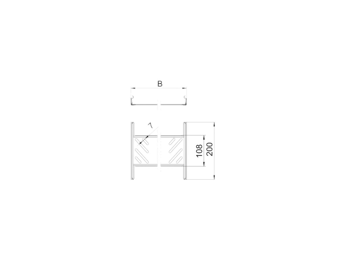 Längsverbinder-Set Magic Bettermann KTSMV 35×100mm bandverzinkt
