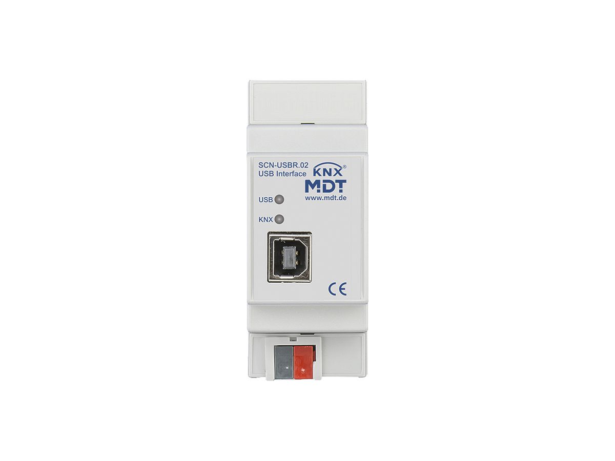 REG-Interface KNX MDT SCN-USBR.02 USB 2TE 9600Bd LED