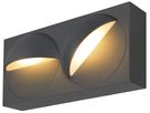 LED-Wandleuchte SLV LID I 29W 1700lm 2700/3000K IP65 DIM 90×255mm anthrazit