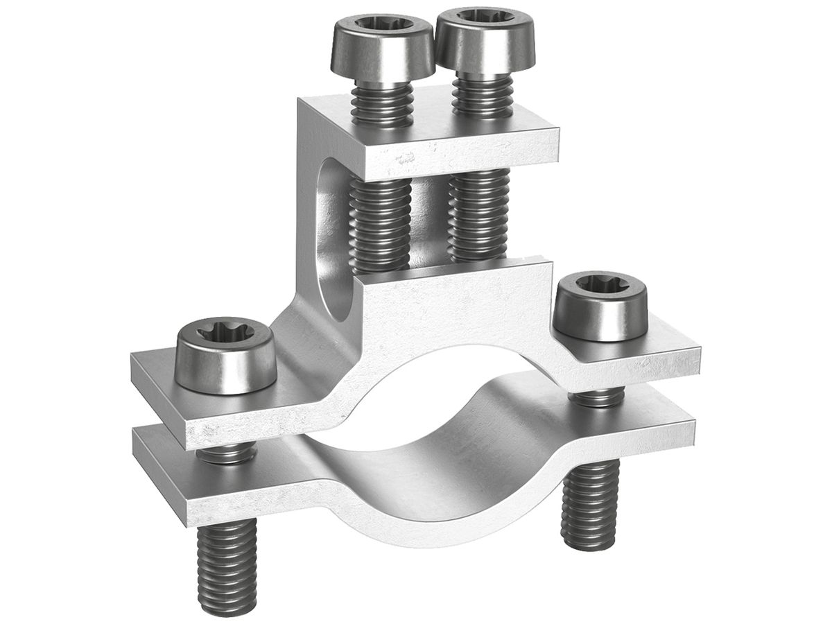 Erdleitungsbride AGRO 3/8…3/4" (16.6…26.5mm), 1×4…50mm²/Ø8mm