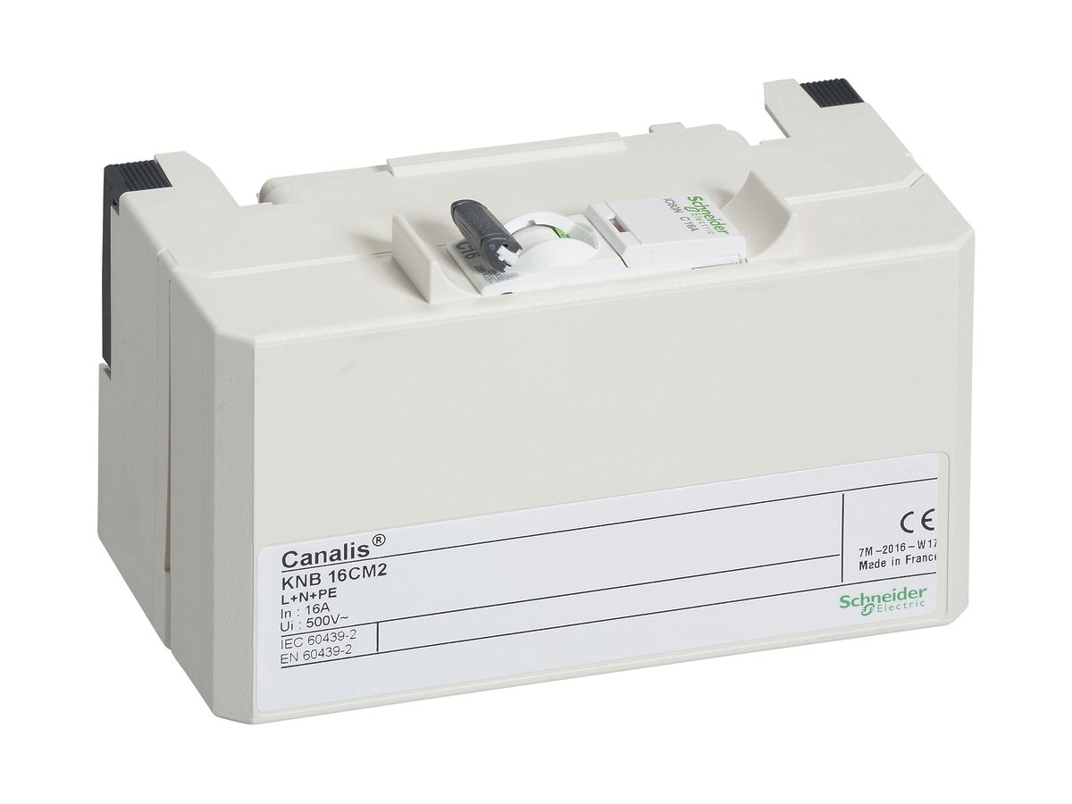 Abgangskasten Canalis KNB 16A mit LS C16A 6kA L+N+PE