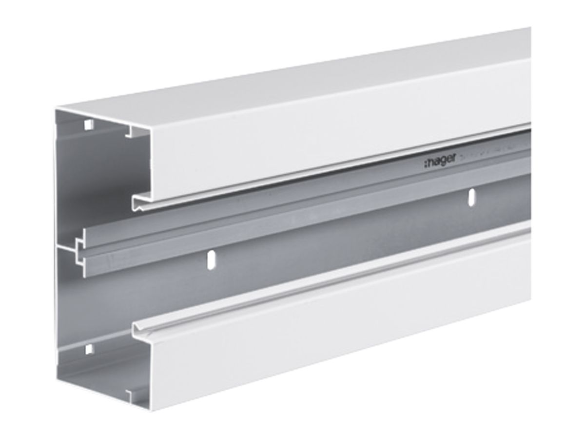 Brüstungskanal tehalit BRA 170×85×2000mm Aluminium verkehrsweiss