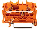 Durchgangsklemme WAGO TOPJOB-S 1.5mm² 2L orange Serie 2001
