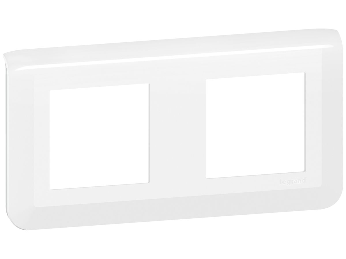 Abdeckrahmen MOS 2×2 Module horizontal weiss
