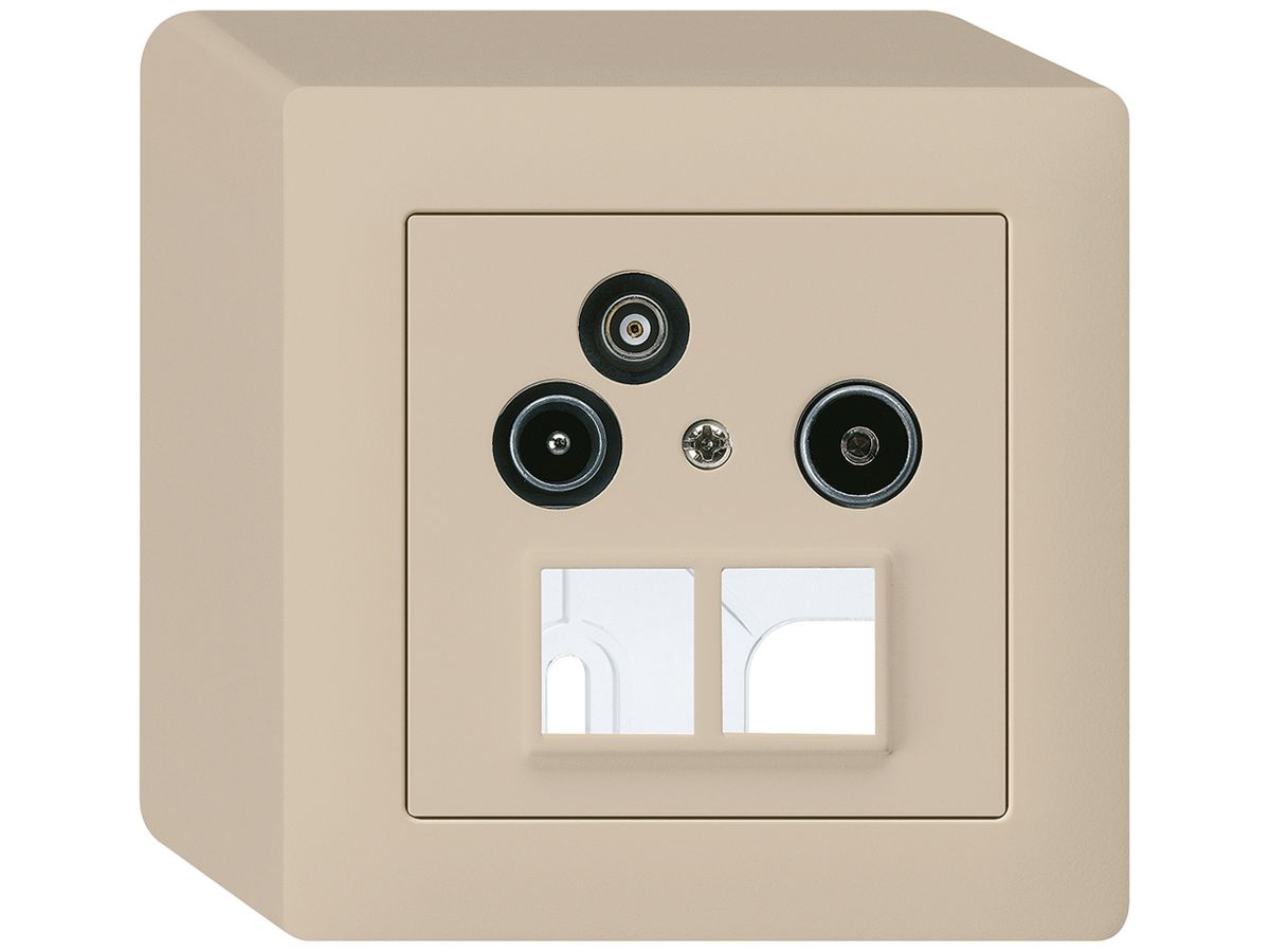 AP-Antennendose R/TV-Daten kallysto HMS 2GHz 10.5db beige