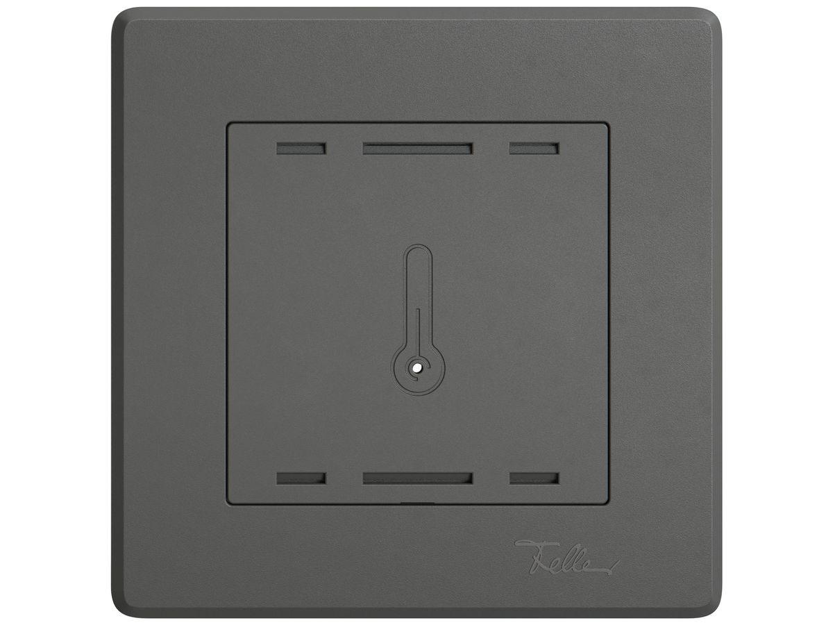 UP-Abdeckset EDIZIO.liv Wiser SNAPFIX® für Raumtemperatursensor 96×96mm dgu