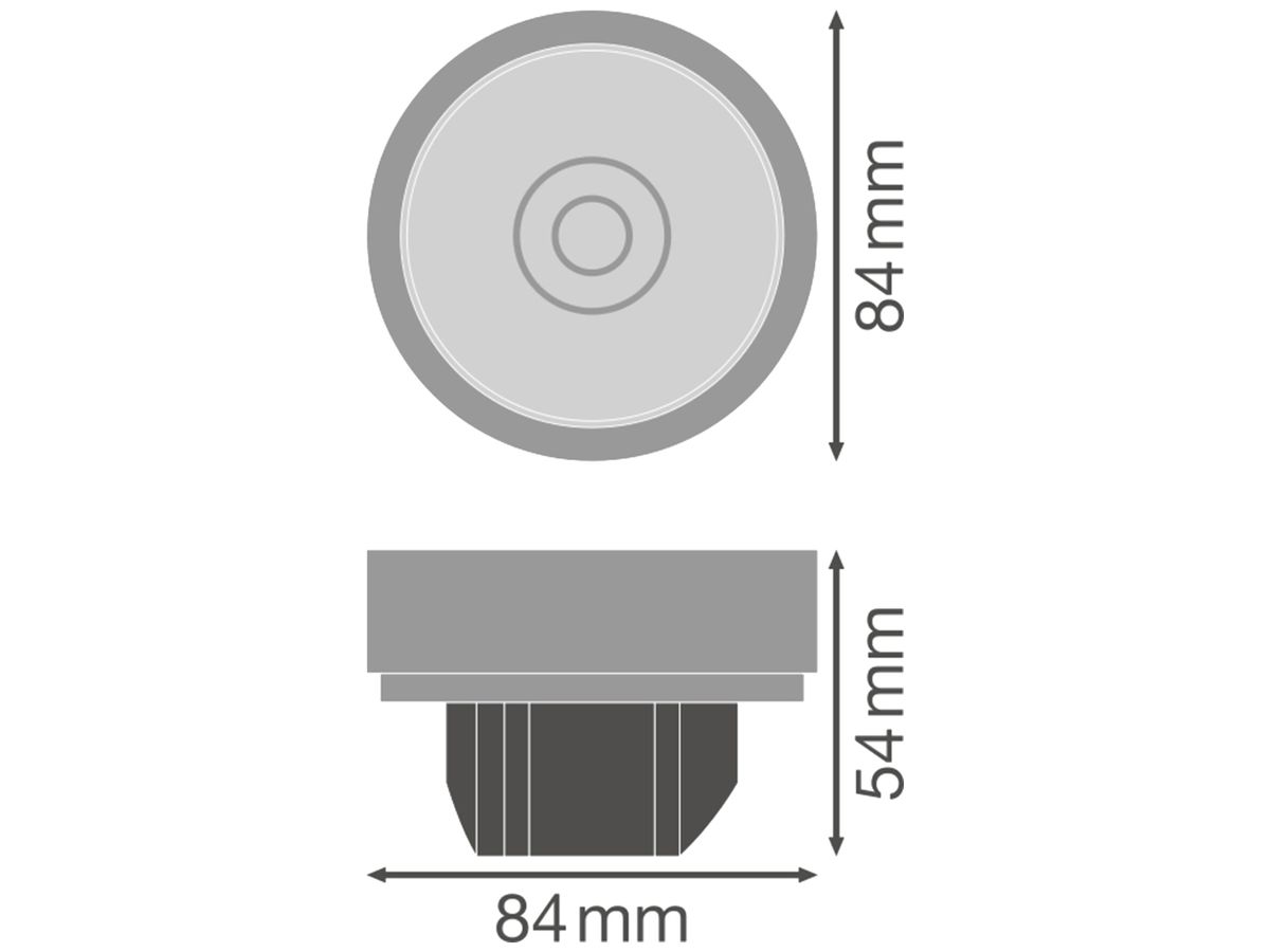 Steuergerät LEDVANCE BIOLUX HCL IP20 AC 1W DALI Ø84×54mm weiss