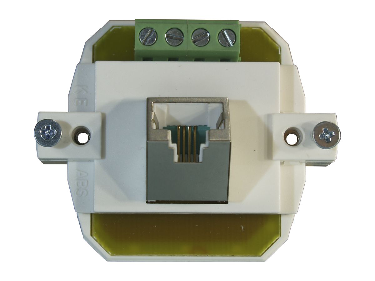 UP-Dose 1×RJ45/s 4P ITplus schwarz PMI 43mm
