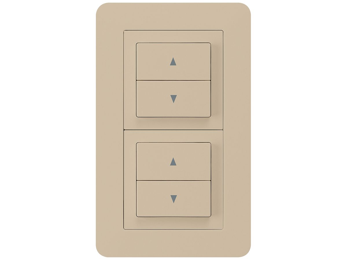UP-Kombination kallysto.trend Gr.I-I vertikal 2×Storenschalter beige