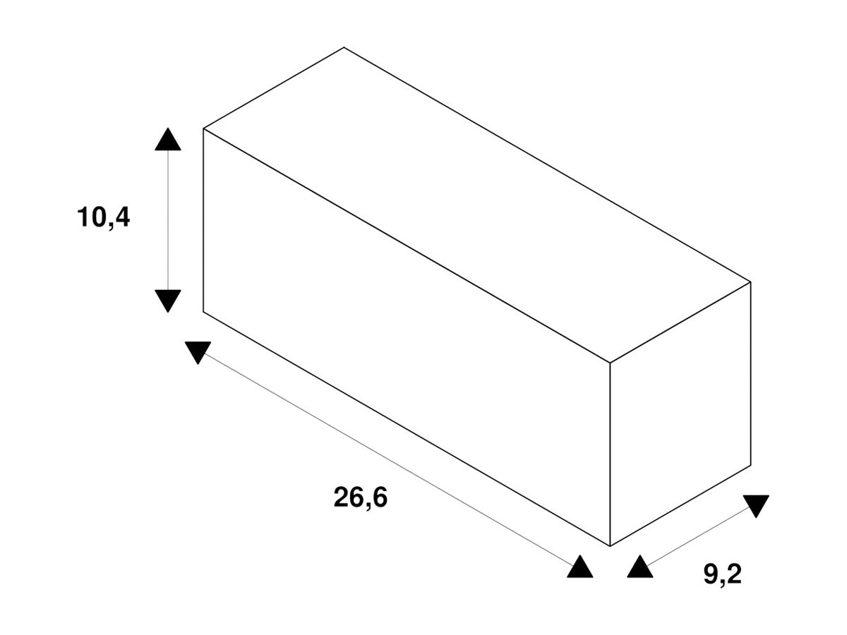 Mastadapter SLV FLOODLIGHT Stahl 1 Ø60×266mm grau