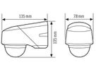 Bewegungsmelder ESYLUX RC 230i 230°, Edelstahl-Optik