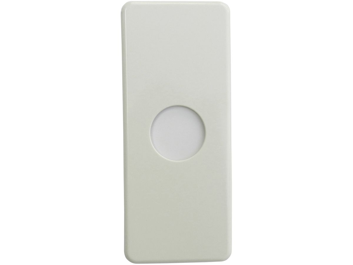 Abdeckplatte 3×1 Bl+43mm +blind weiss
