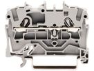 Durchgangsklemme WAGO TOPJOB-S 2.5mm² 2L grau Serie 2002