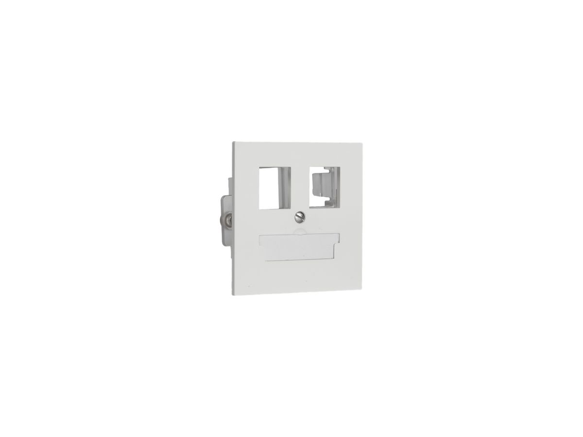 UP-Montageset R&M schwarz für 2×RJ45
