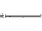 LED-Lichtleiste LEDVANCE BATTEN SENSOR 8W 800lm 3000K 600mm weiss