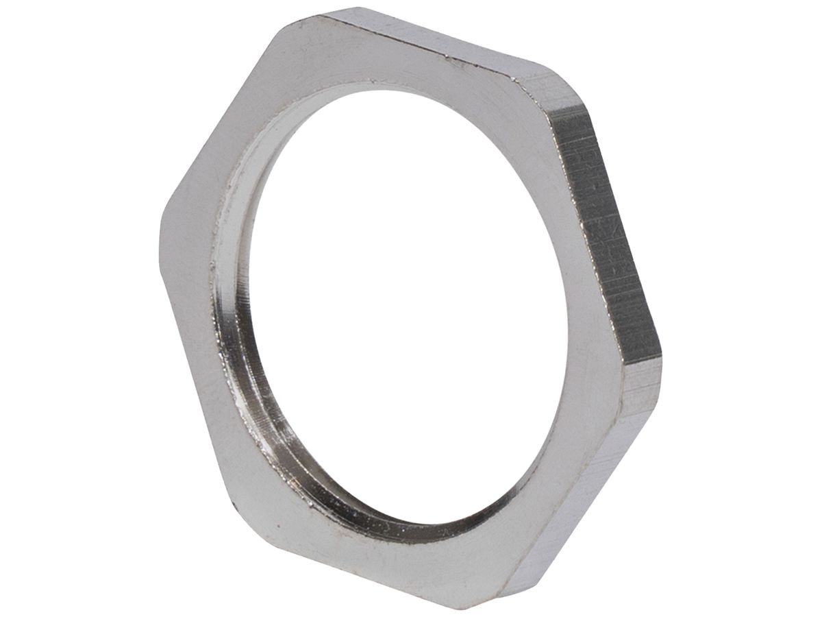 Gegenmutter Plica Messing M40×1.5mm sechskant