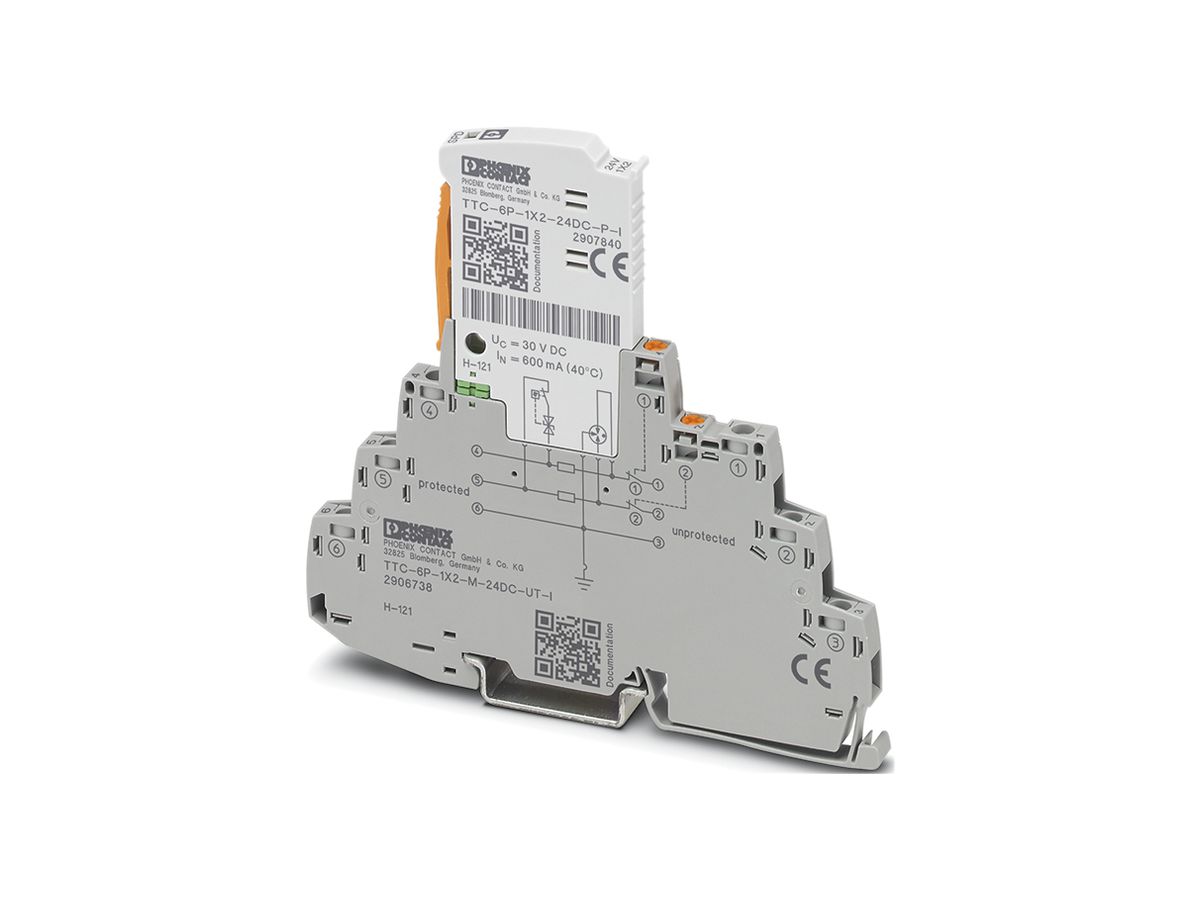 Überspannungsschutz Phoenix Contact TTC-6P-1X2-M-24DC-UT-I