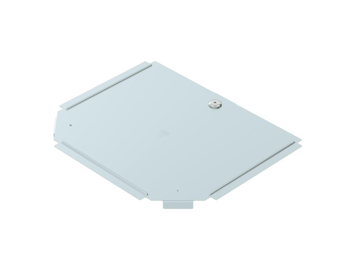 Deckel BET RTD zu T-Stück 200mm Stahl bandverzinkt Zink-Aluminium