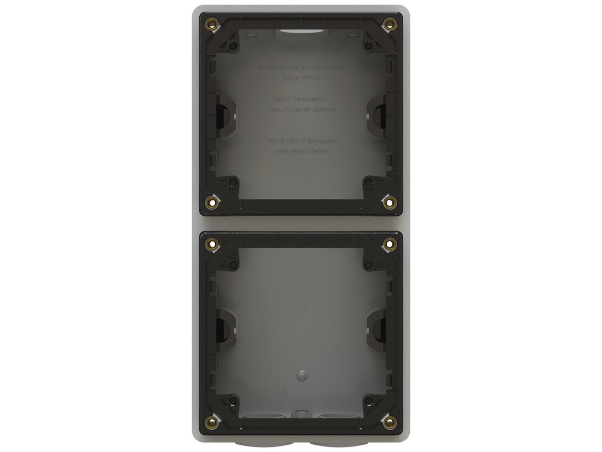 AP-Gehäuse MAX HAURI EXO Grösse 2×1 grau