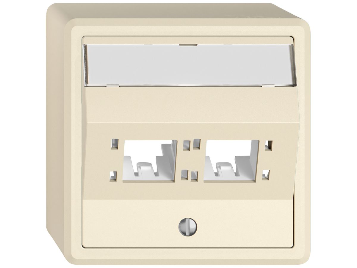 AP-Montageset EDIZIO.liv SNAPFIX® für freenet Kat.6A Adapter 2× cr
