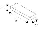 Fernbedienung SLV Zigbee CCT/RGBW 44×17×17mm weiss