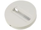 Deckenrosette SLV für 1-Phasen-Adapter, Ø121×25mm weiss