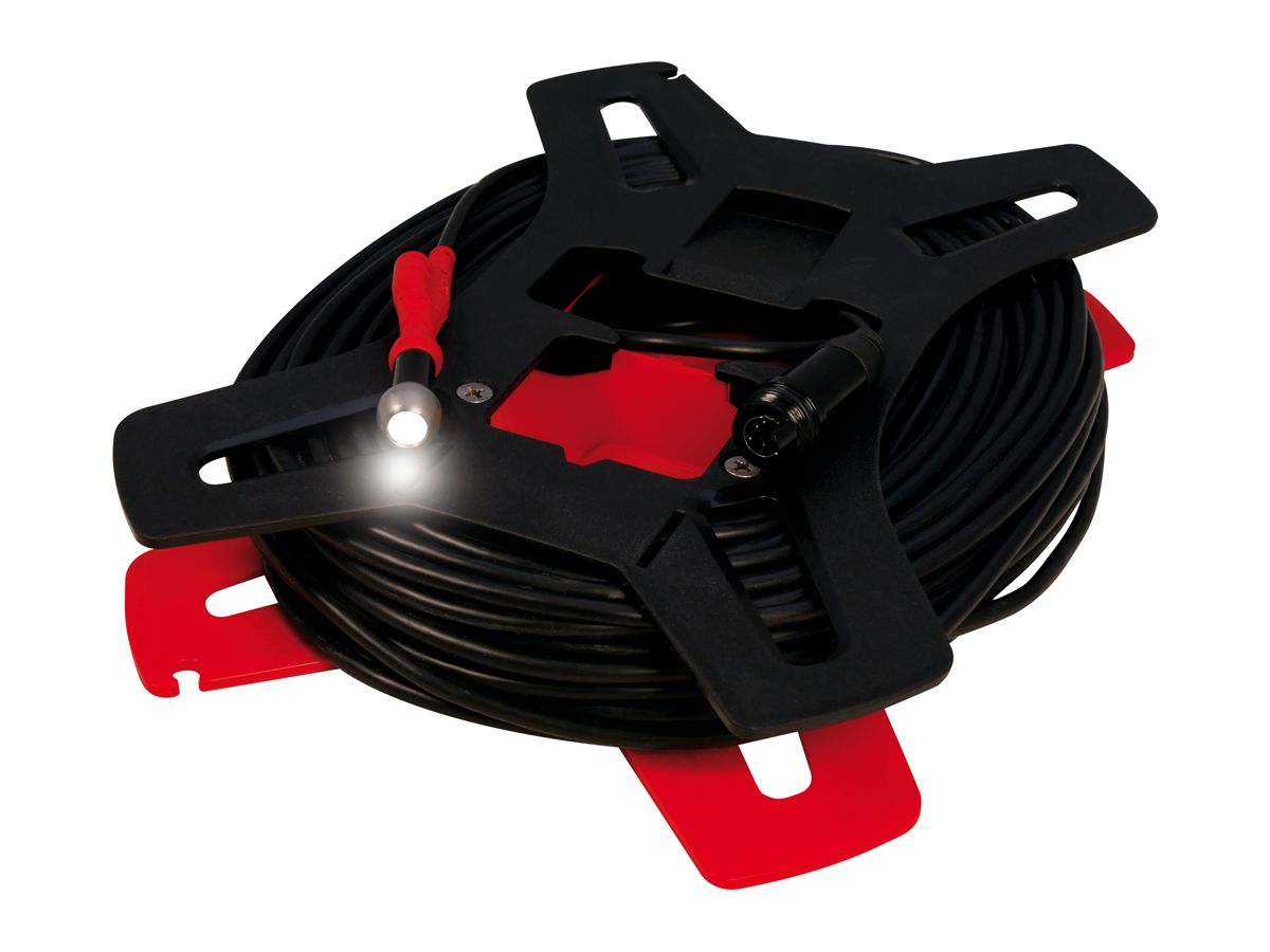 Kamerakopf RunpoCam biegsam Ø12mm 2×RTG6mm IP67 50m auf Spule
