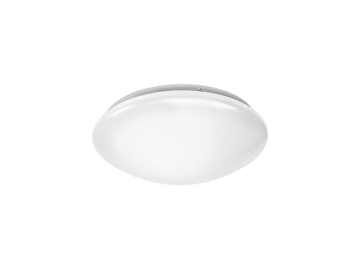 LED-Decken-/Wandleuchte ESYLUX ELLEN 12W, 3000K, 1150lm mit HF-Sensor IP44 weiss