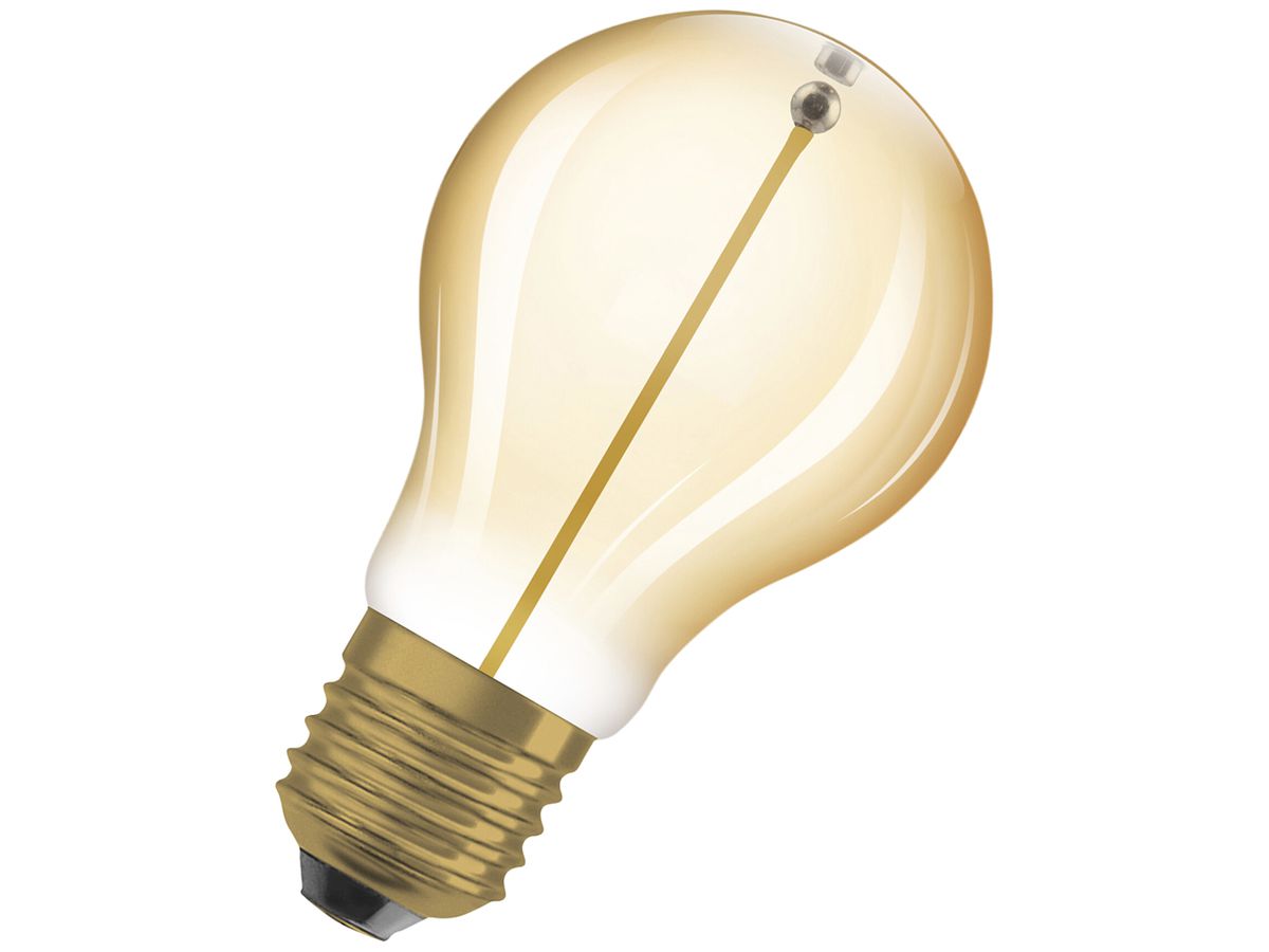 LED-Lampe Osram Vintage 1906 E27 1.8W 80lm 827 Ø60×105mm Typ A Gold